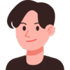 icon illustration of a little boy with stylish hairs
