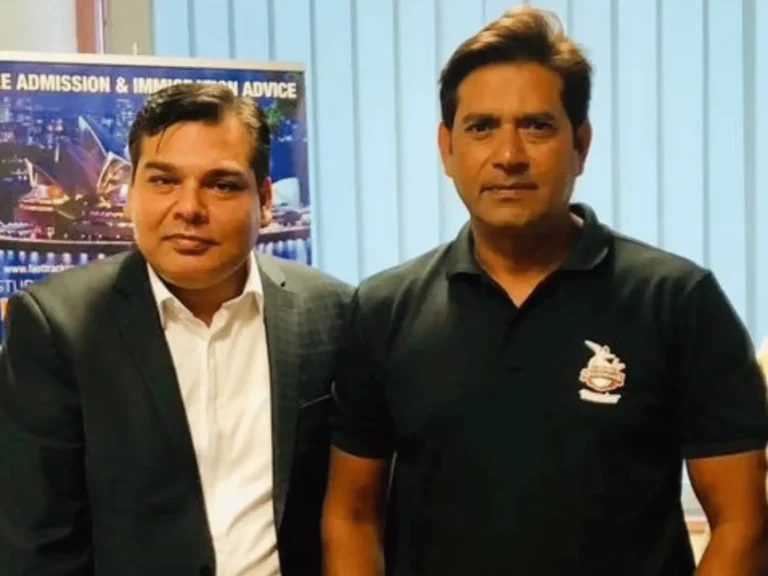 meeting with Aqib javed cricketer