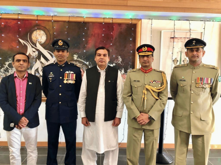 Fast Track Consultancy Australia - Team Mr. Abbas with Army Personnels