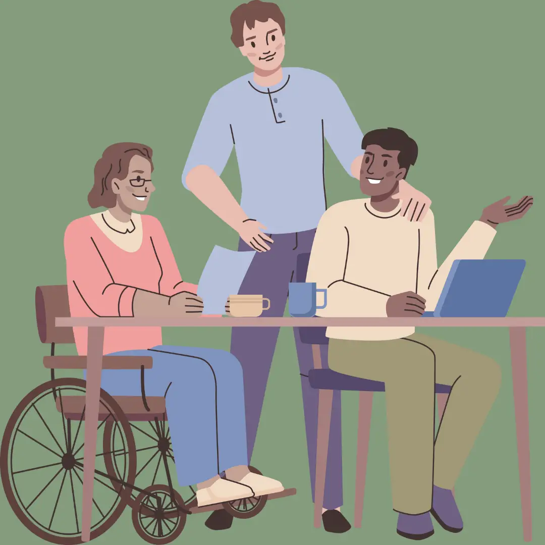 people at social works helping people in Australia
