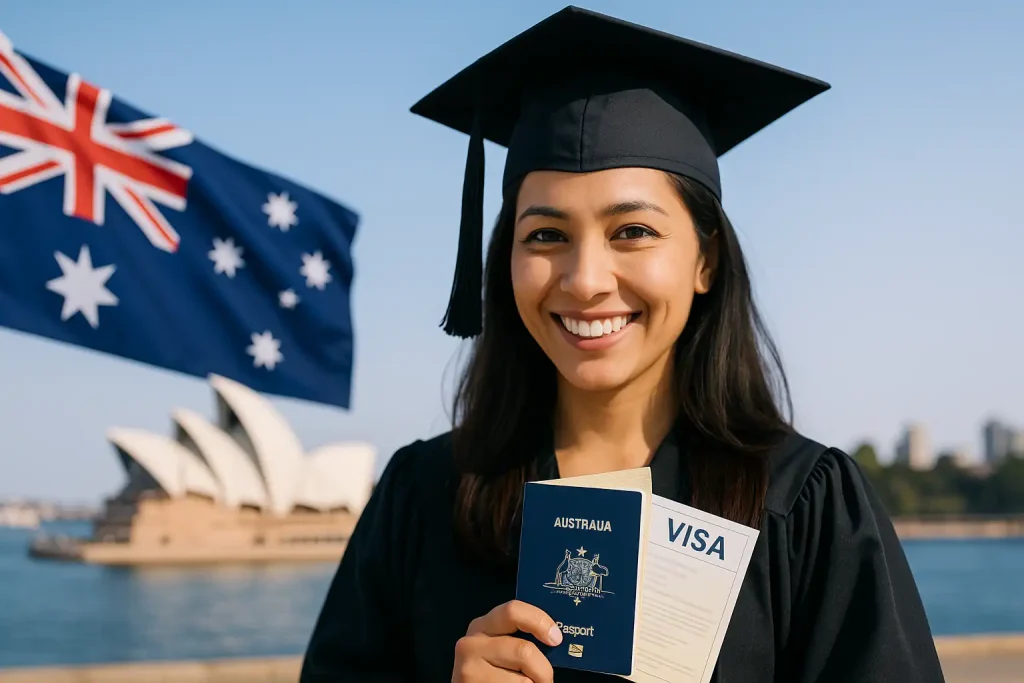 FAST Track Consultancy - student graduated in Australia with successful PR process with help of student visa agent in sydney and melbourne Australia